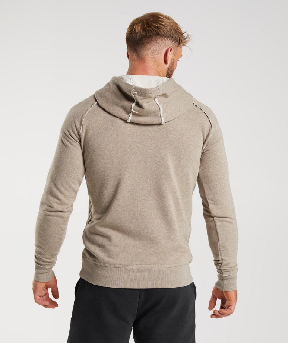 Sudadera Con Capucha Gymshark Legacy Hombre Gris | CO 3627MQZ